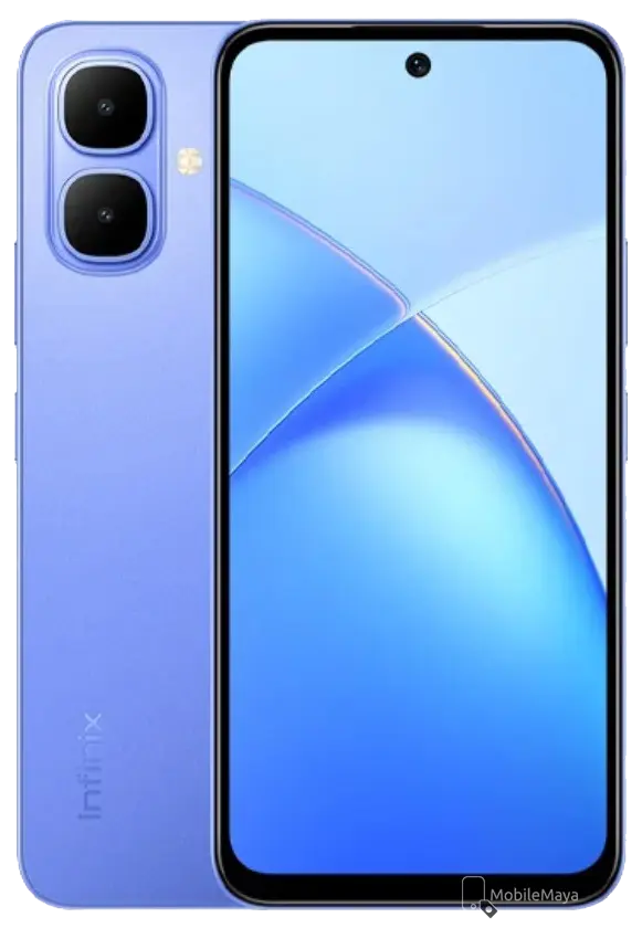 Infinix Smart 10 4G Iris Blue Official Image.