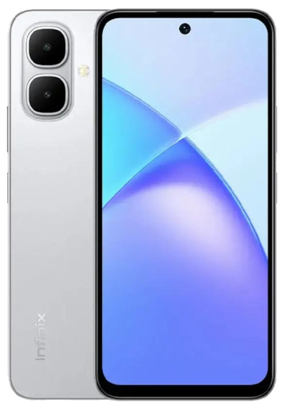 Infinix Smart 10 4G Titanium Silver Official Image.