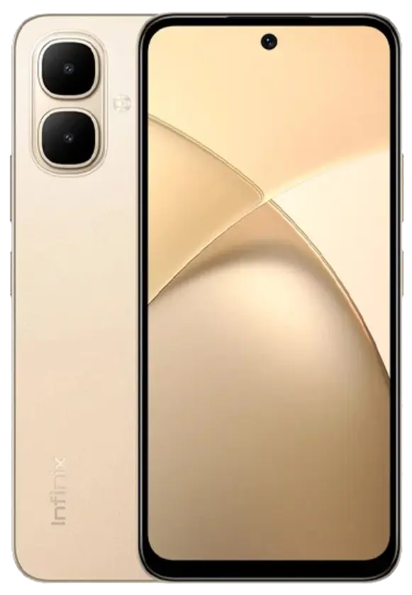 Infinix Smart 10 4G Twilight Gold Official Image.