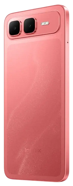 Infinix Smart 10 Plus 4G Ruby Red Left Image.