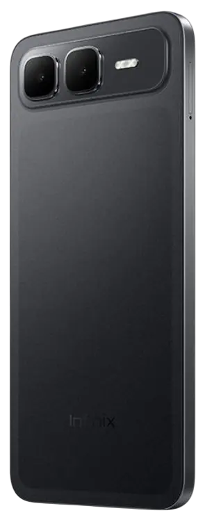Infinix Smart 10 Plus 4G Sleek Black Back Image.