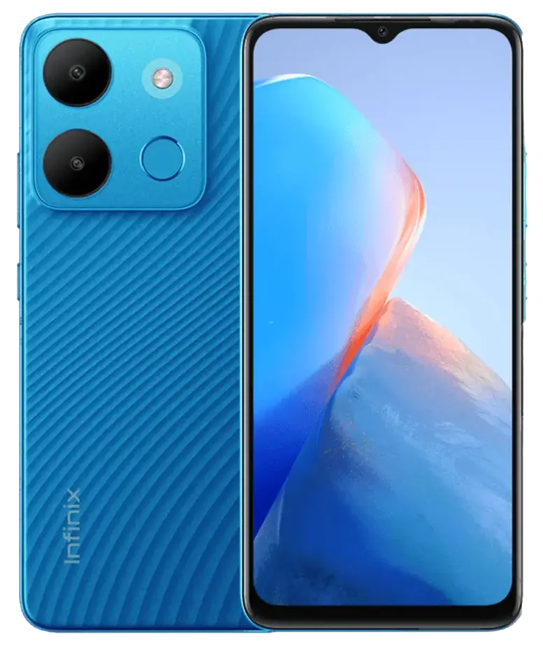 Infinix Smart 7 Peacock Blue color