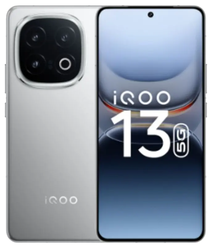 iQOO 13 Silver.
