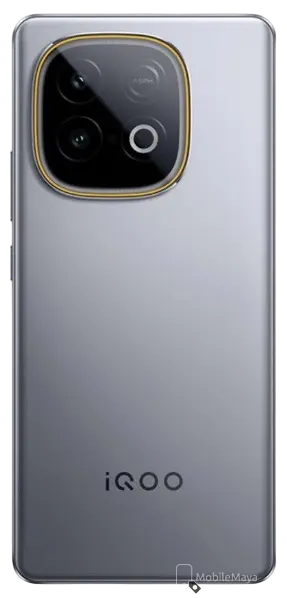 iQOO Z10 Turbo Plus 5G Gray Back Image.