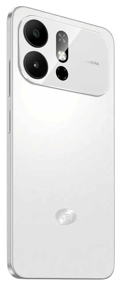 itel A100 Pro 5G Cloud White Back Side Image