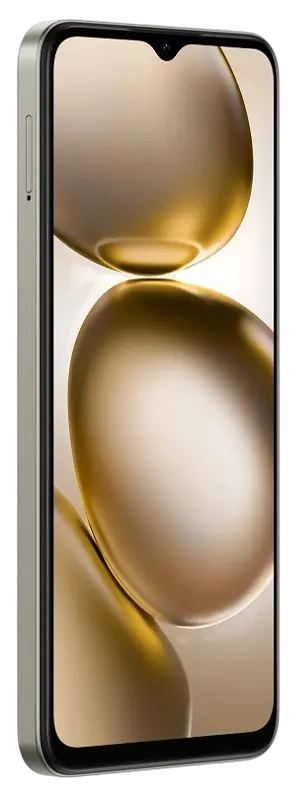 itel A100C 4G Titanium Gold Front Side Image.