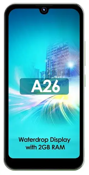 Itel A26 Front Side Image.
