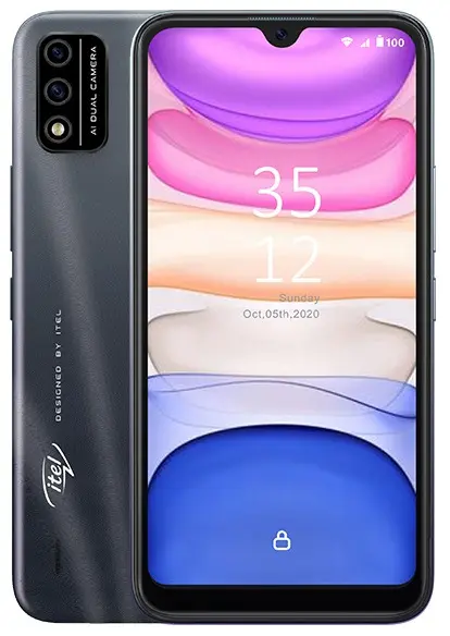 Itel A48 Black Image.
