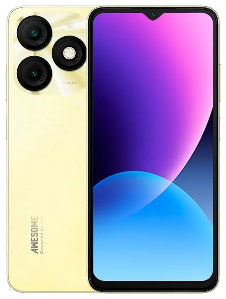 Itel A50 Shimmer Gold Official