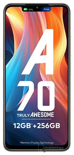 Itel A70 Front Official