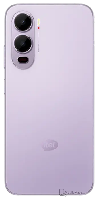 Itel City 200 Vibe Purple Back Side Image.