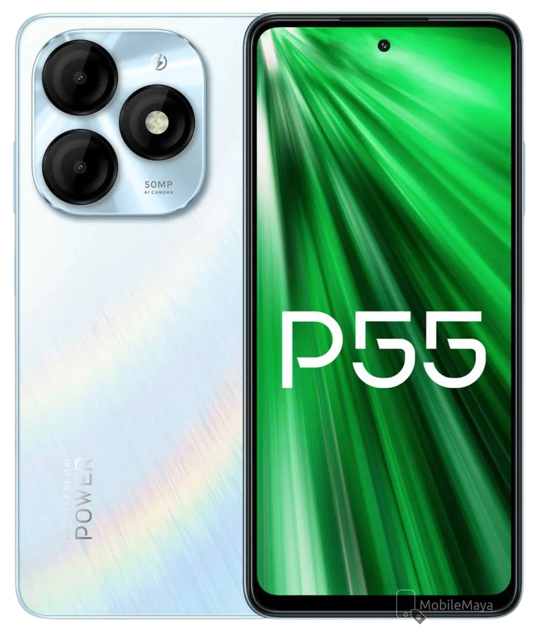 Itel P55 Aurora Blue Official