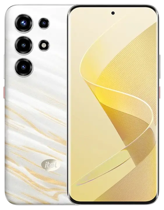 Itel Super 26 Ultra 4G Silver Official Image.