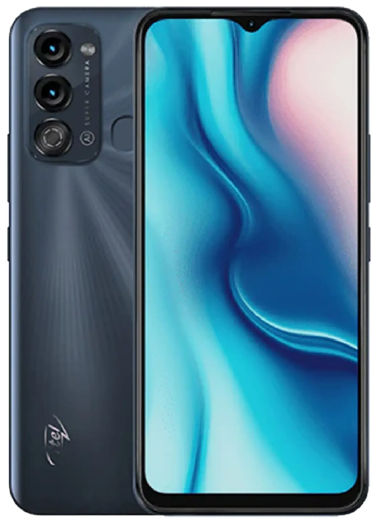 Itel Vision 3 Deep Ocean Black Image.