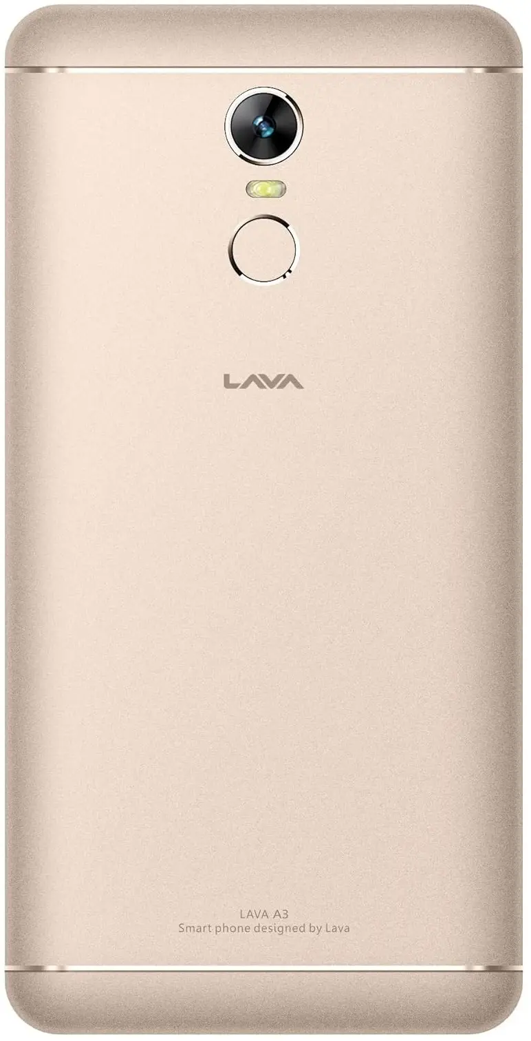 Lava A3 Back Side Image.