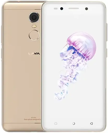 Lava A3 Mini Gold Image.