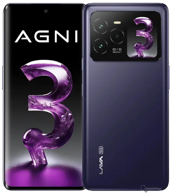 Lava Agni 3 Heather Glass official image