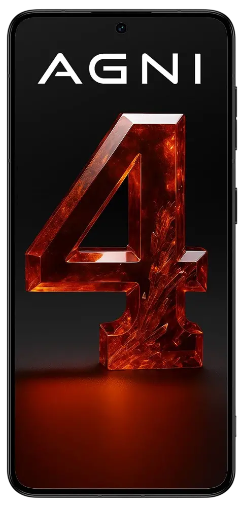 Lava Agni 4 Phantom Black Front Side Image.