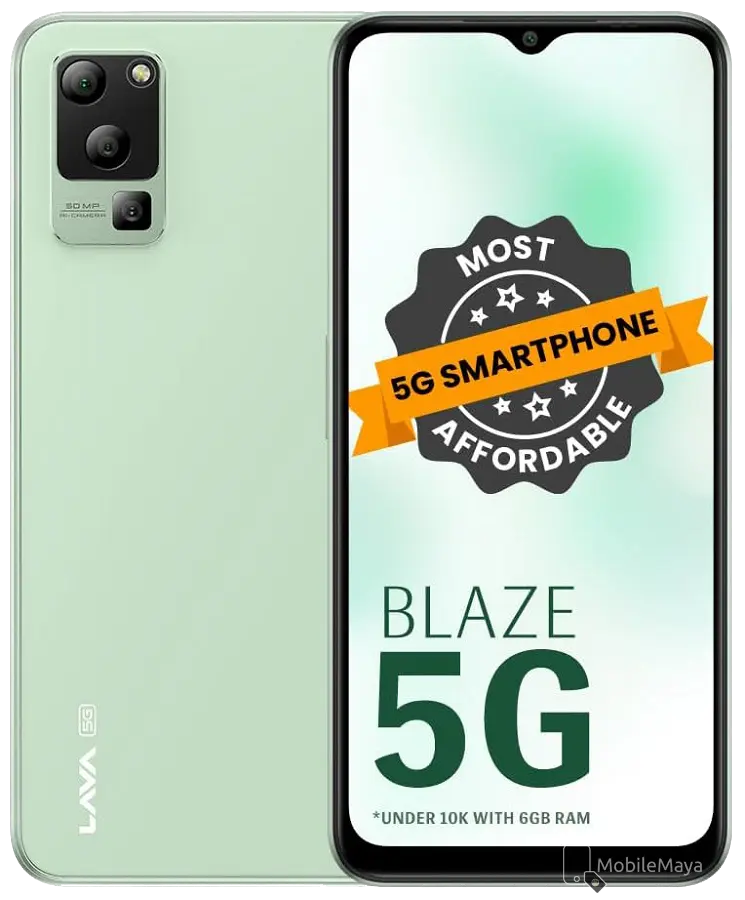 Lava Blaze 5G Glass Green