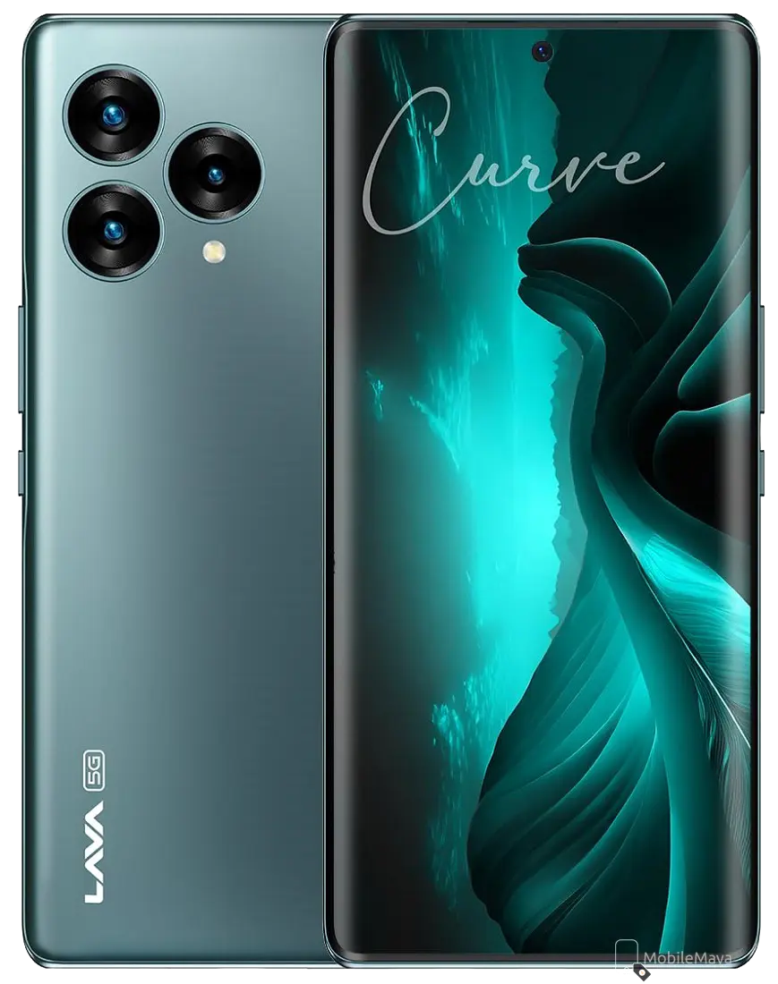 Lava Blaze Curve Viridian Glass