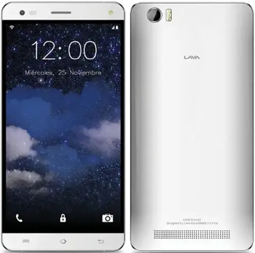 Lava Grand 2 White Image.