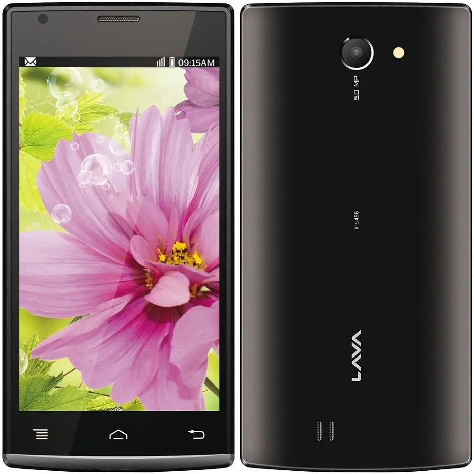 Lava Iris 456 Black Image.