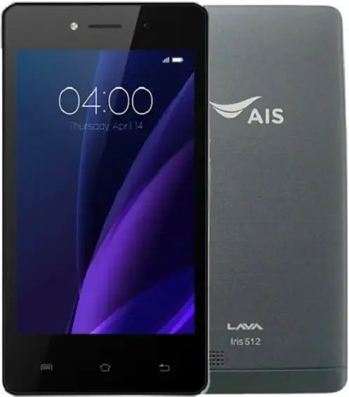 LAVA iris 512 Black Image.
