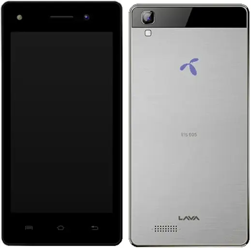 Lava Iris 605 Gray Image.