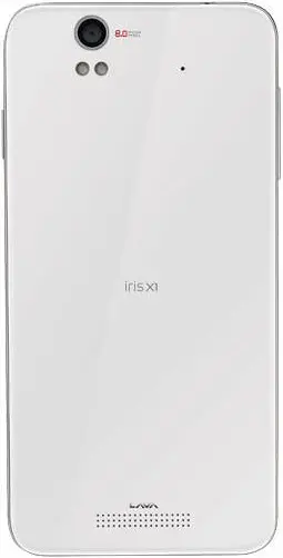 Lava Iris X1 Back Side Image.