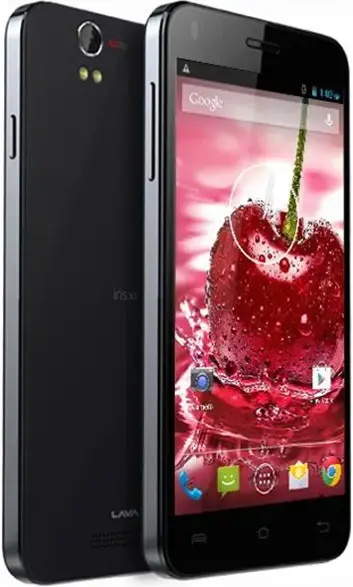 Lava Iris X1 Black Image.