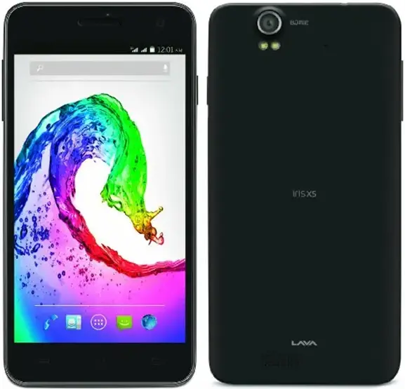 Lava Iris X5 Black Image.