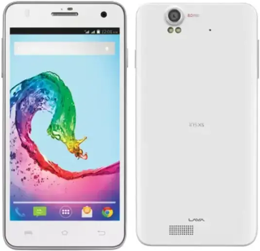 Lava Iris X5 White Image.