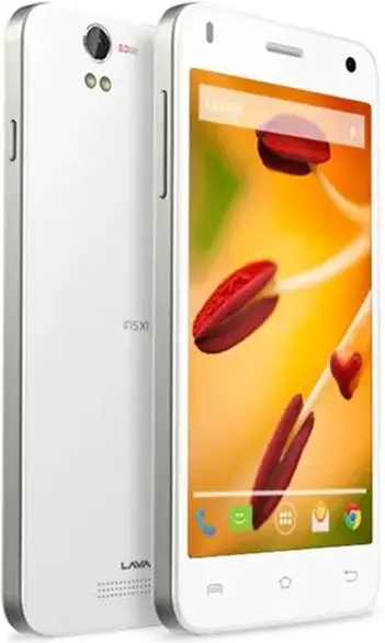 Lava Iris X9 White Image.