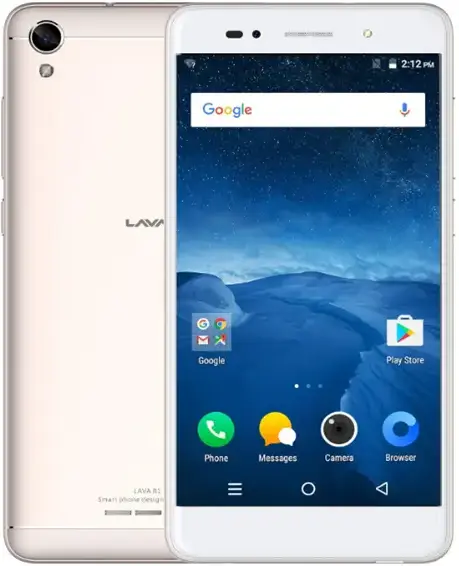 Lava R1 White Image.