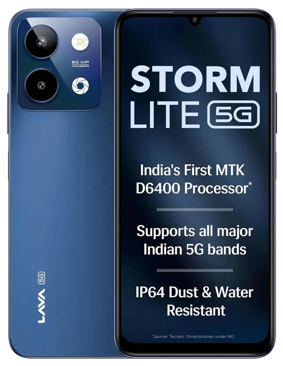 Lava Storm Lite 5G Astral Blue Official.