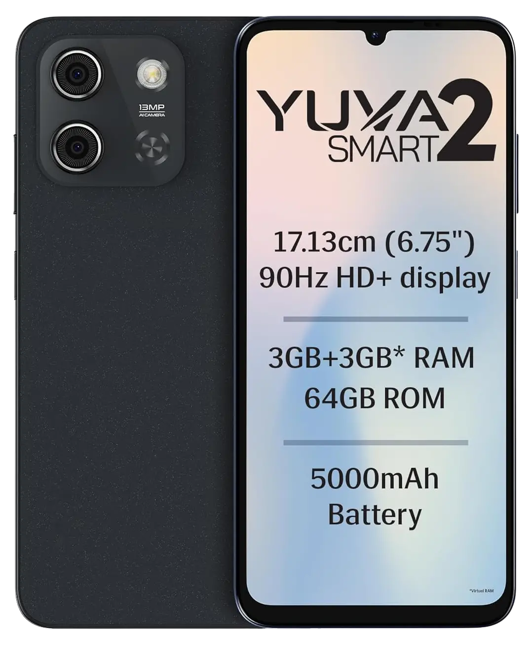 Lava Yuva Smart 2 Crystal Blue Official.