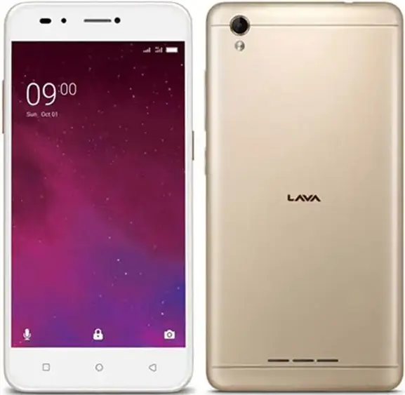 Lava Z60 Gold Image.