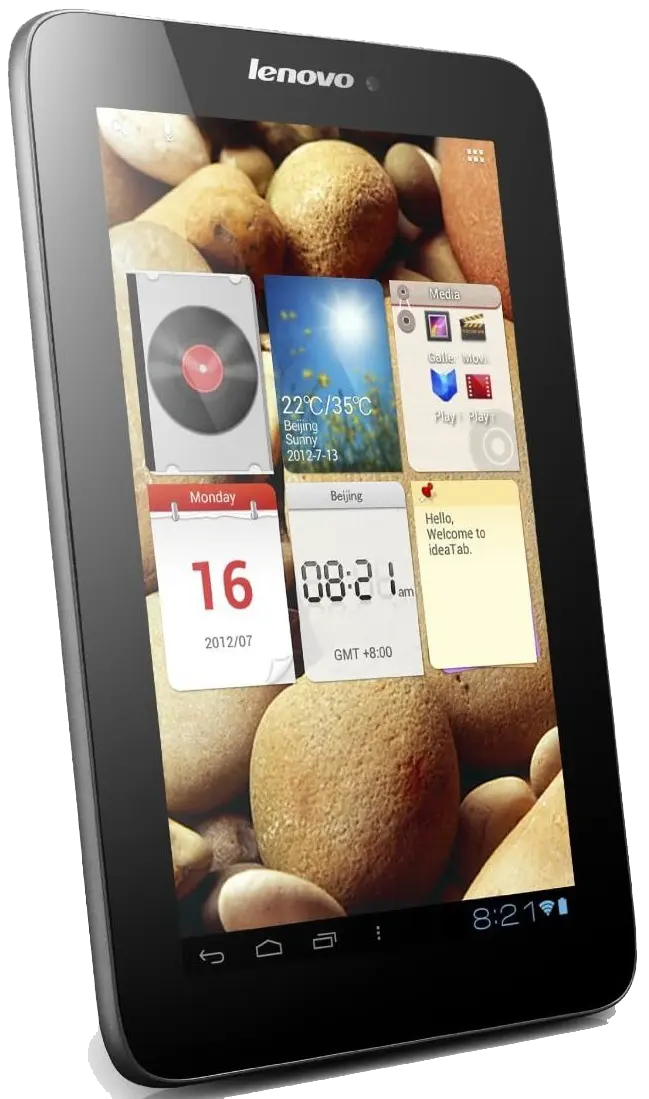 Lenovo IdeaTab A2107 Back Side Image.