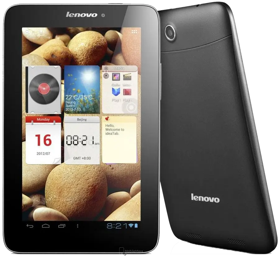 Lenovo IdeaTab A2107 Black Official Image.