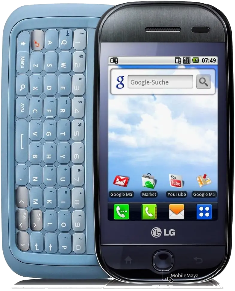 LG GW620 blue official image