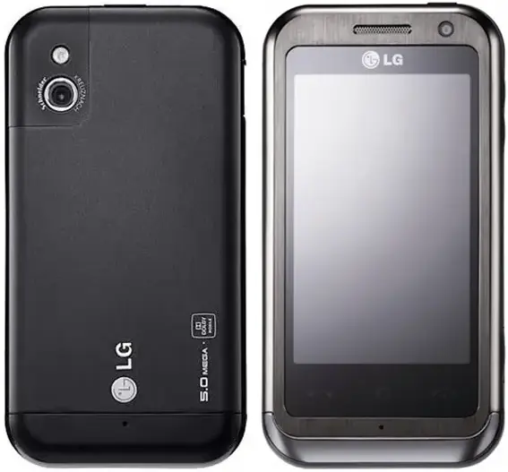 LG KM900 official black color image