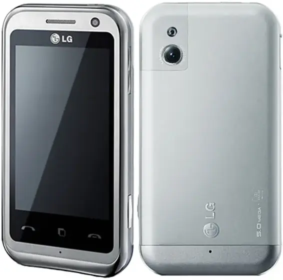 LG KM900 silver official image