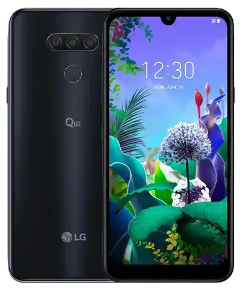 LG Q60 Aurora Black official image