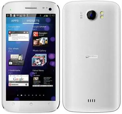 Micromax A110 Canvas 2 white color image