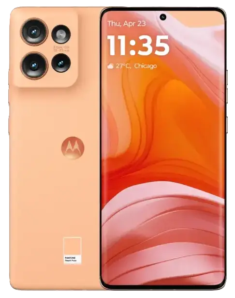 Motorola Edge 50 Peach Fuzz official image