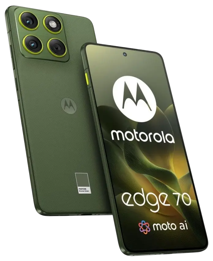 Motorola Edge 70 5G Pantone Blue Image.
