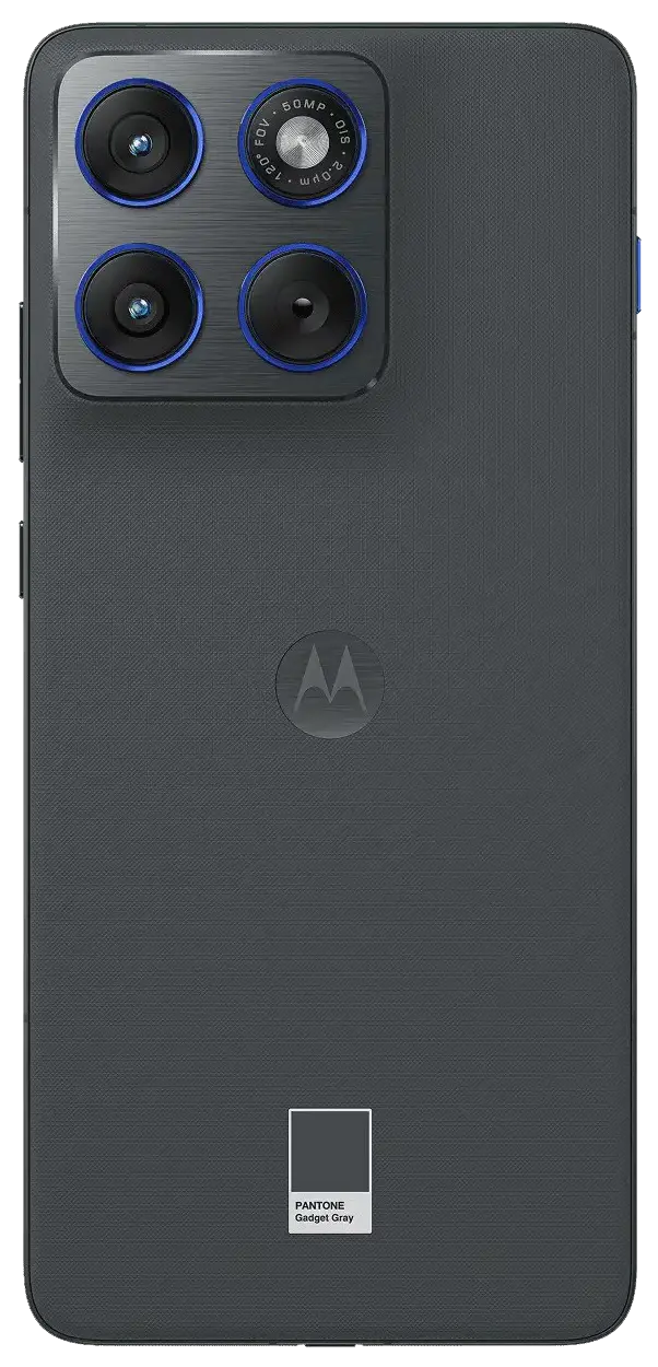 Motorola Edge 70 5G Pantone Gadget Gray Back Side Image.