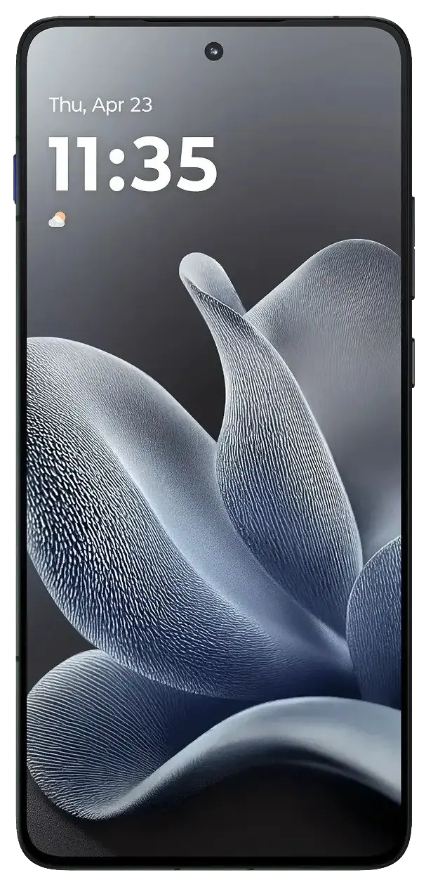 Motorola Edge 70 5G Pantone Gadget Gray Front Side Image.