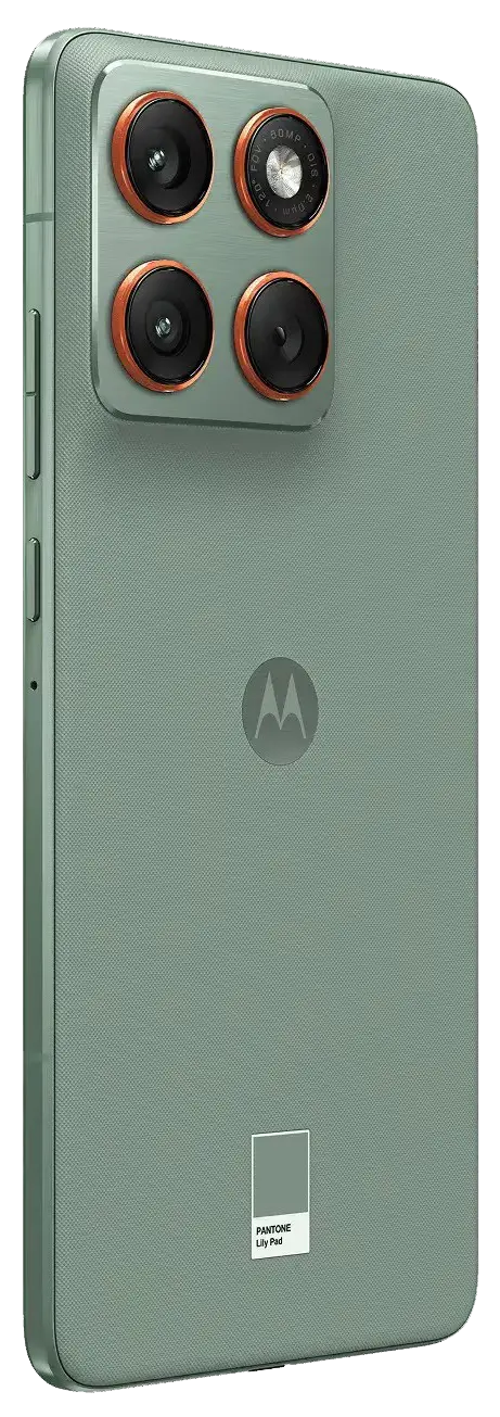 Motorola Edge 70 5G Pantone Lily Pad Right Side Image.