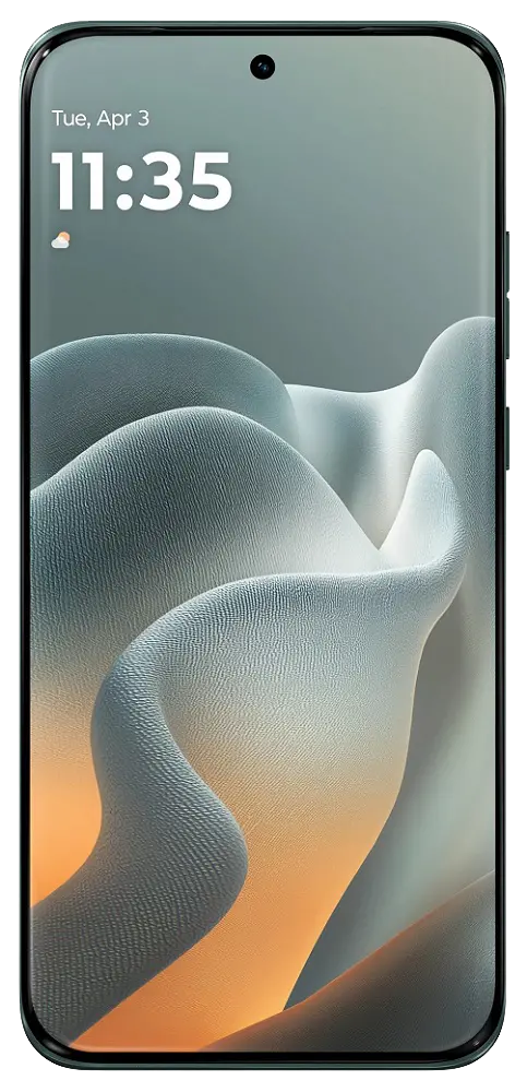 Motorola Edge 70 Fusion Pantone Blue Surf Front Side Image.